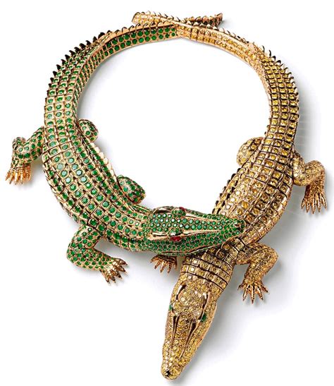 cartier crocodile necklace.